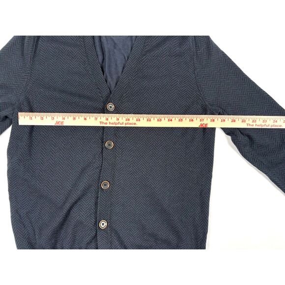 Banana Republic Heritage Men’s Wool Cardigan | Size M | Navy Blue Knit - Picture 7 of 8